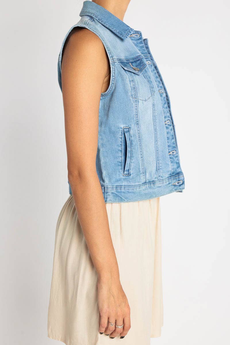 Denim vest