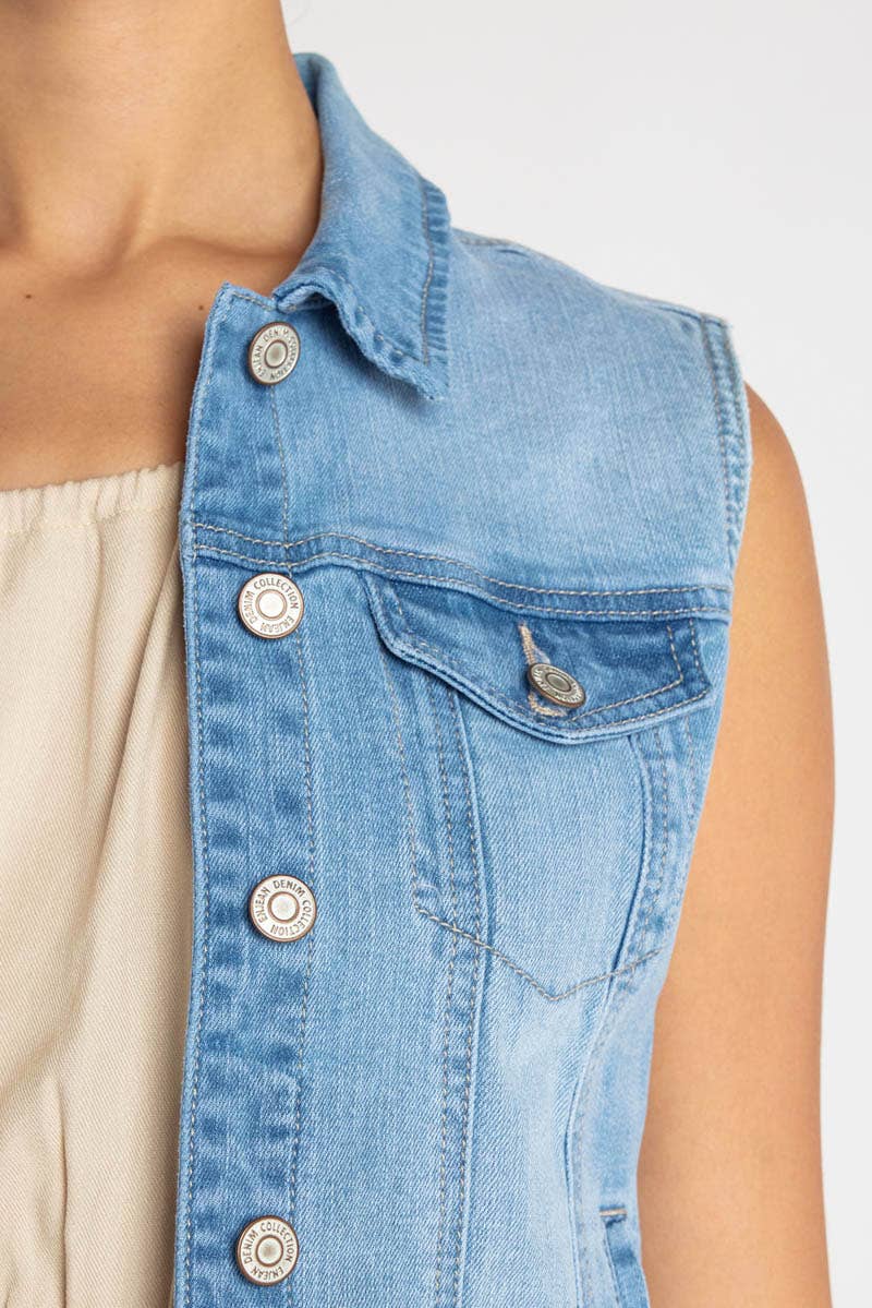 Denim vest