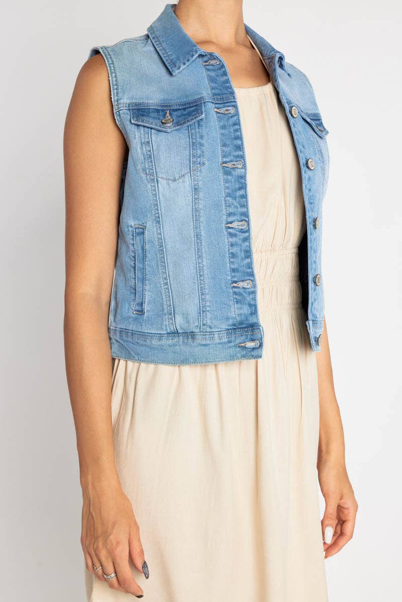 Denim vest