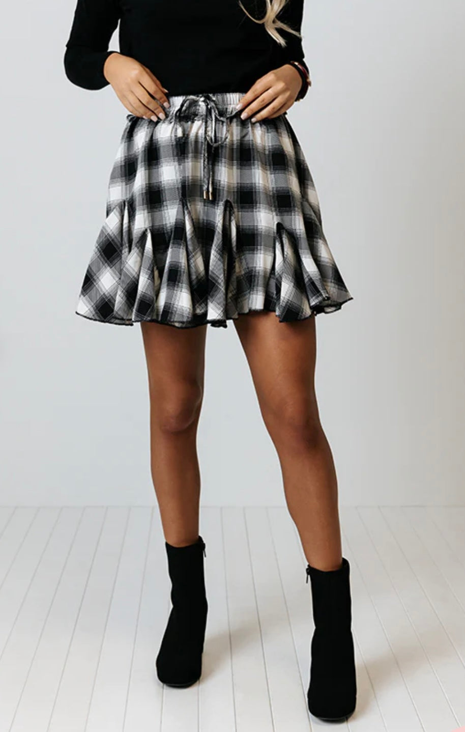 Plaid Skort
