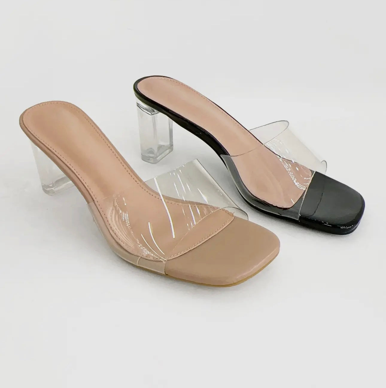Clear Transparent Nude Heel