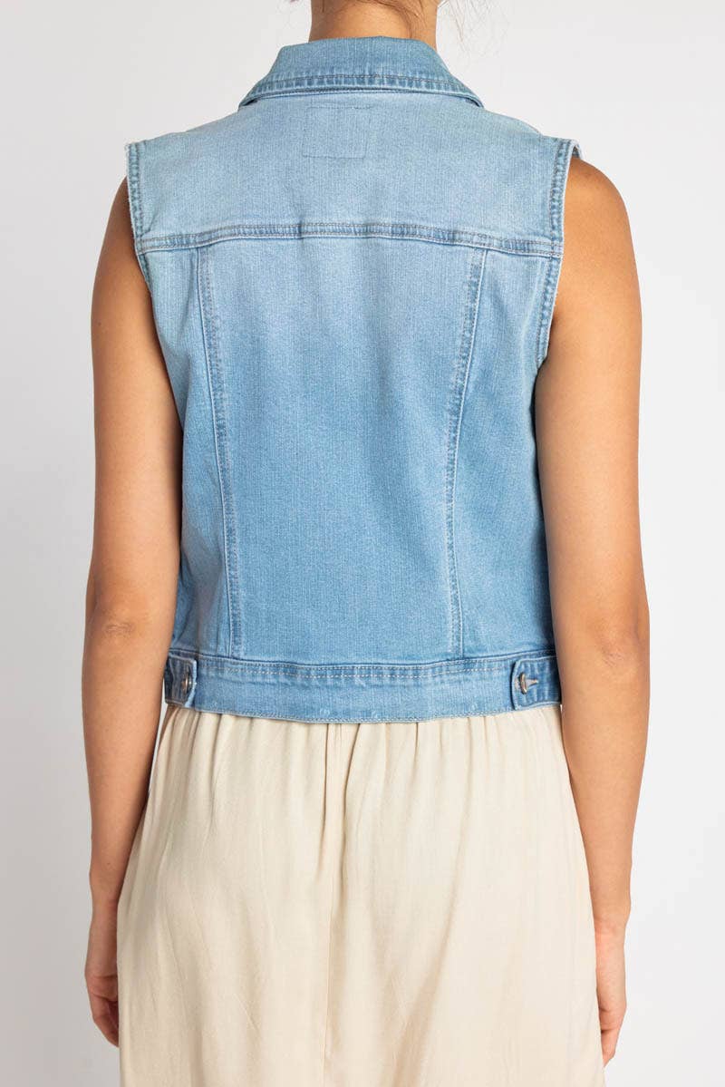 Denim vest