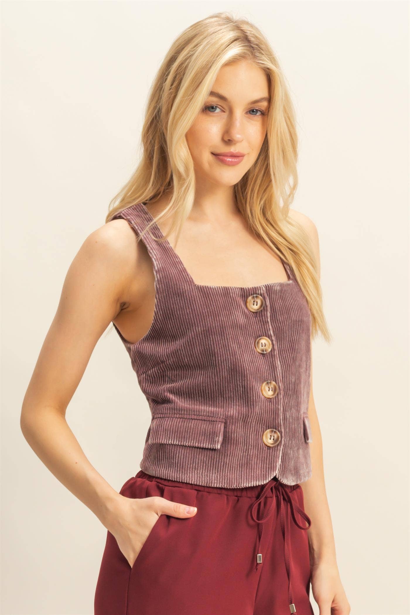 Corduroy Vest