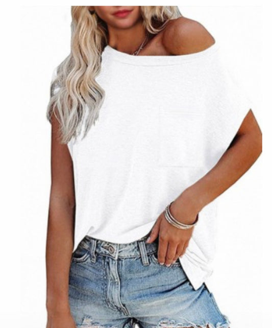 WOMEN LOOSE FIT CASUAL TOP T SHIRTS TEE