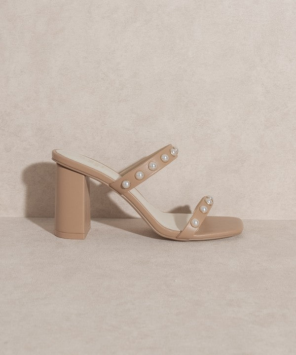 OASIS SOCIETY Victoria Pearl Strap Heel