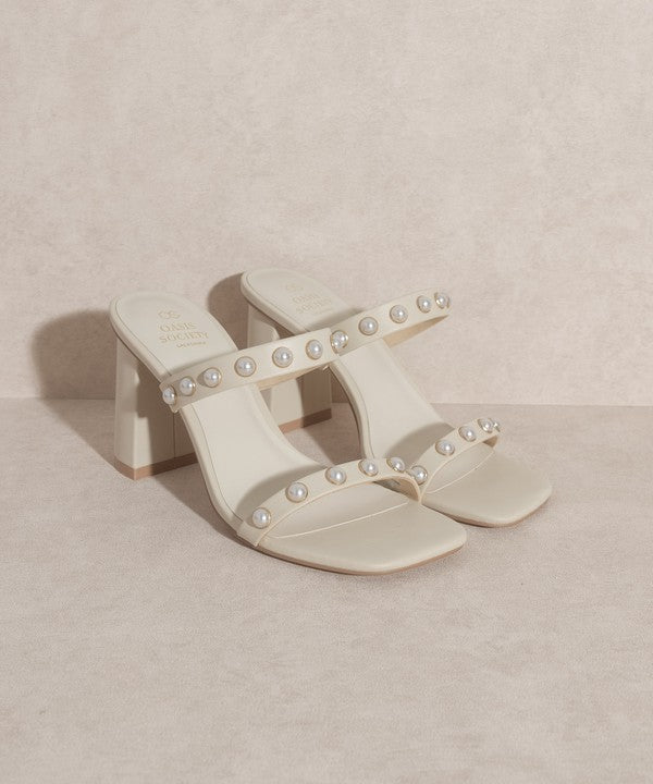 OASIS SOCIETY Victoria Pearl Strap Heel