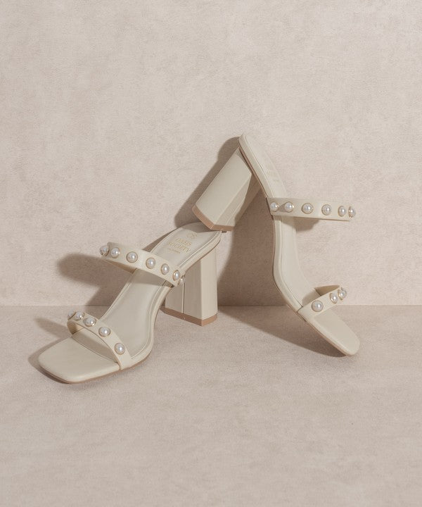 OASIS SOCIETY Victoria Pearl Strap Heel