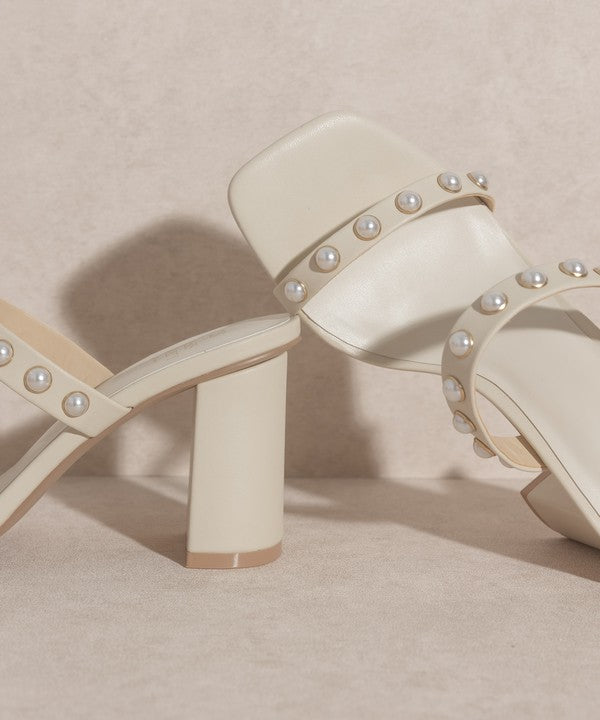 OASIS SOCIETY Victoria Pearl Strap Heel