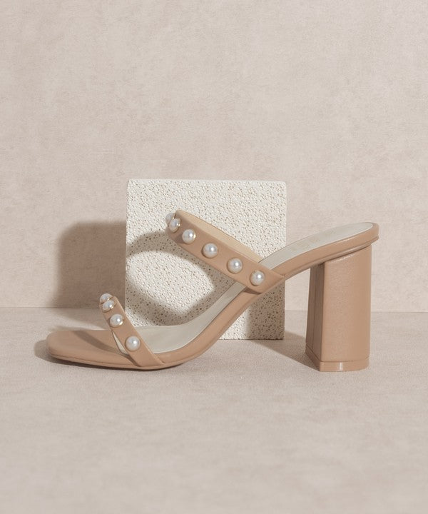 OASIS SOCIETY Victoria Pearl Strap Heel