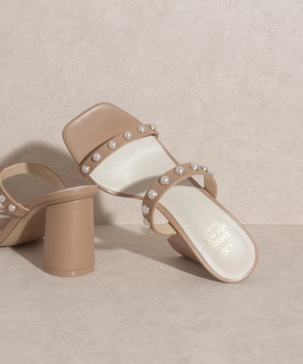 OASIS SOCIETY Victoria Pearl Strap Heel