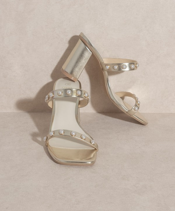 OASIS SOCIETY Victoria Pearl Strap Heel
