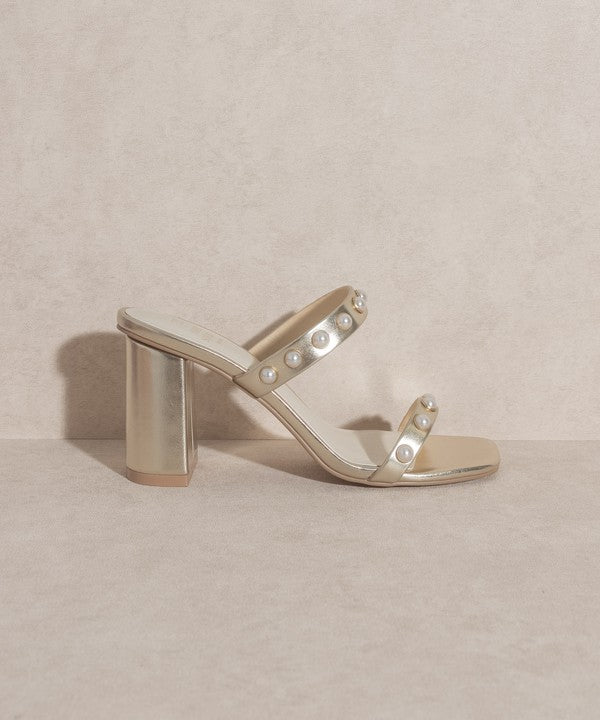 OASIS SOCIETY Victoria Pearl Strap Heel