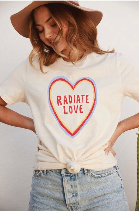 RADIATE LOVE Graphic T-Shirt