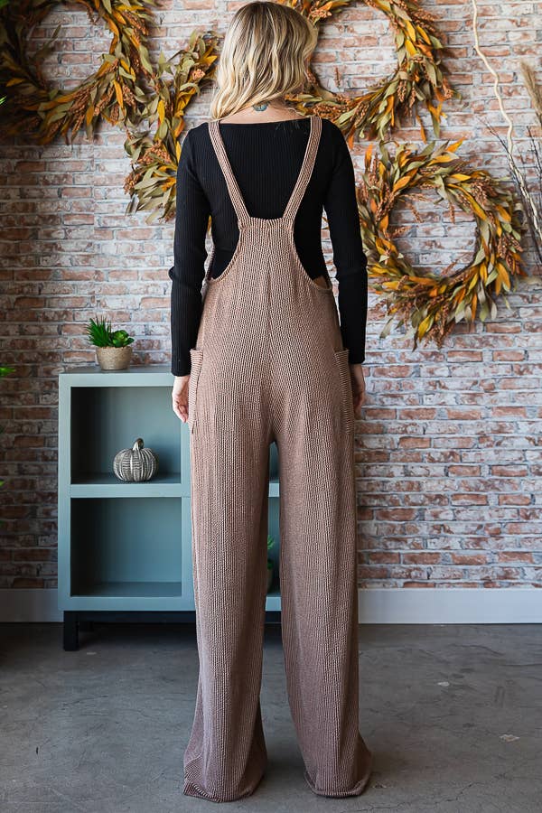 Jessie Ribbed Overalls