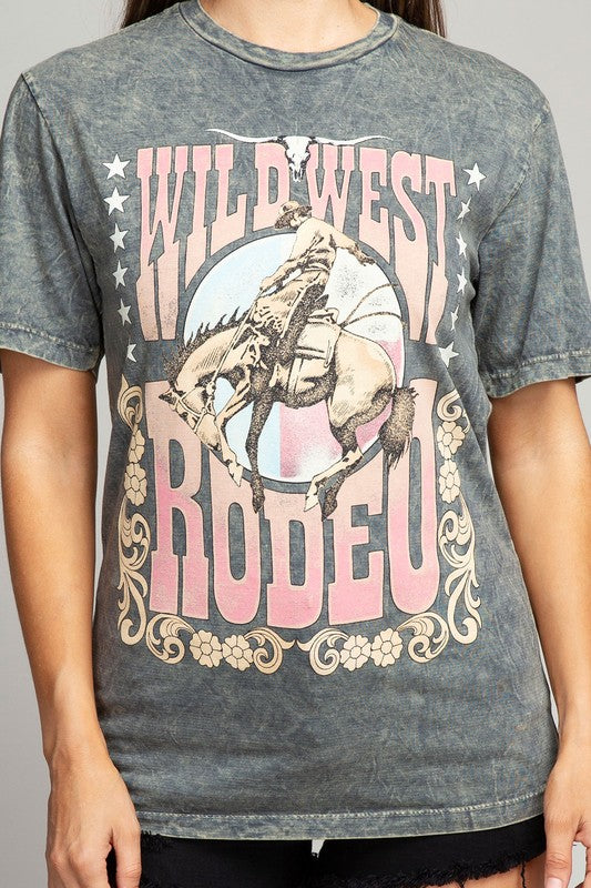 Wild West Rodeo Graphic Top