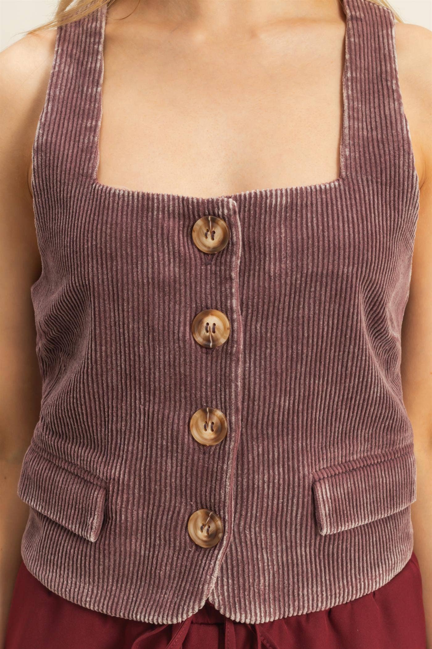 Corduroy Vest