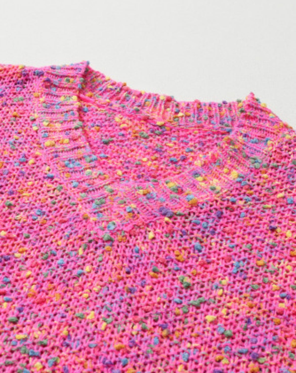 Pink Confetti Sweater