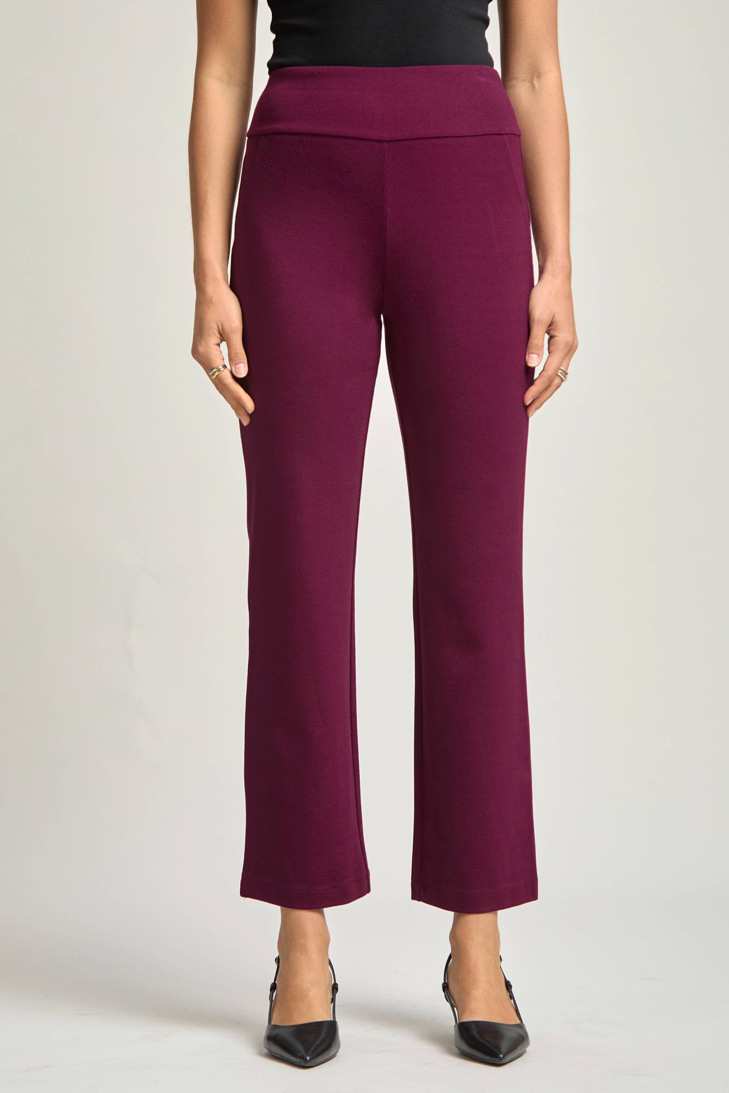 Magic High Slim Straight Pants-Matching Blazer available see tops