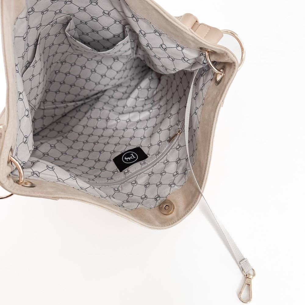 Suede Hobo Bag