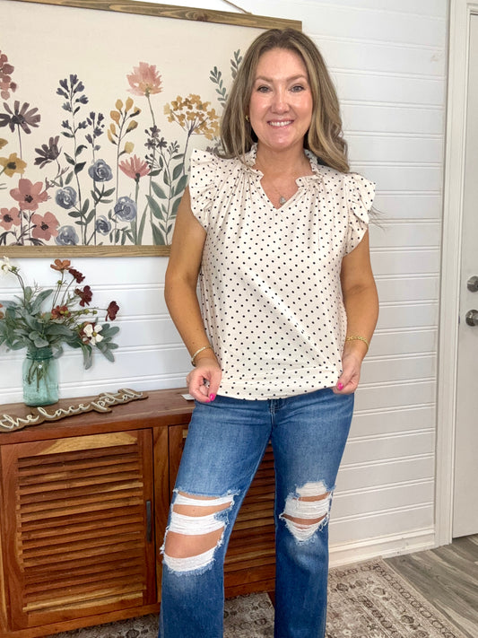 Polka Dot Top