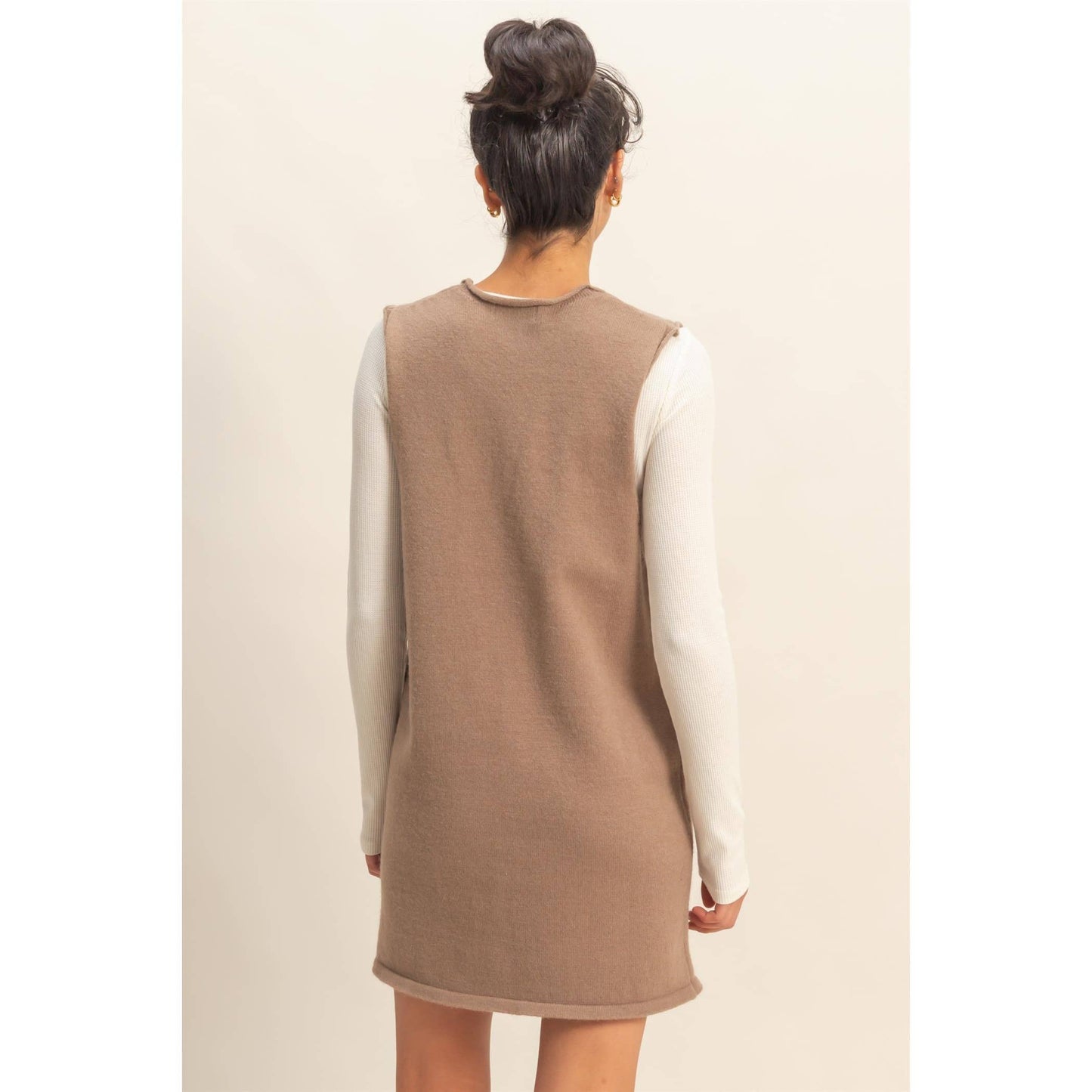 Sleeveless Knit Mini Dress
