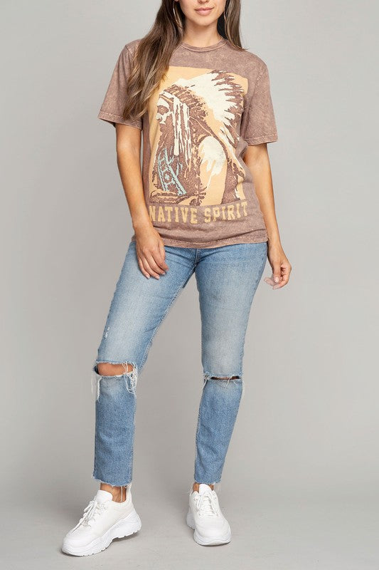 Native Spirit Graphic Top