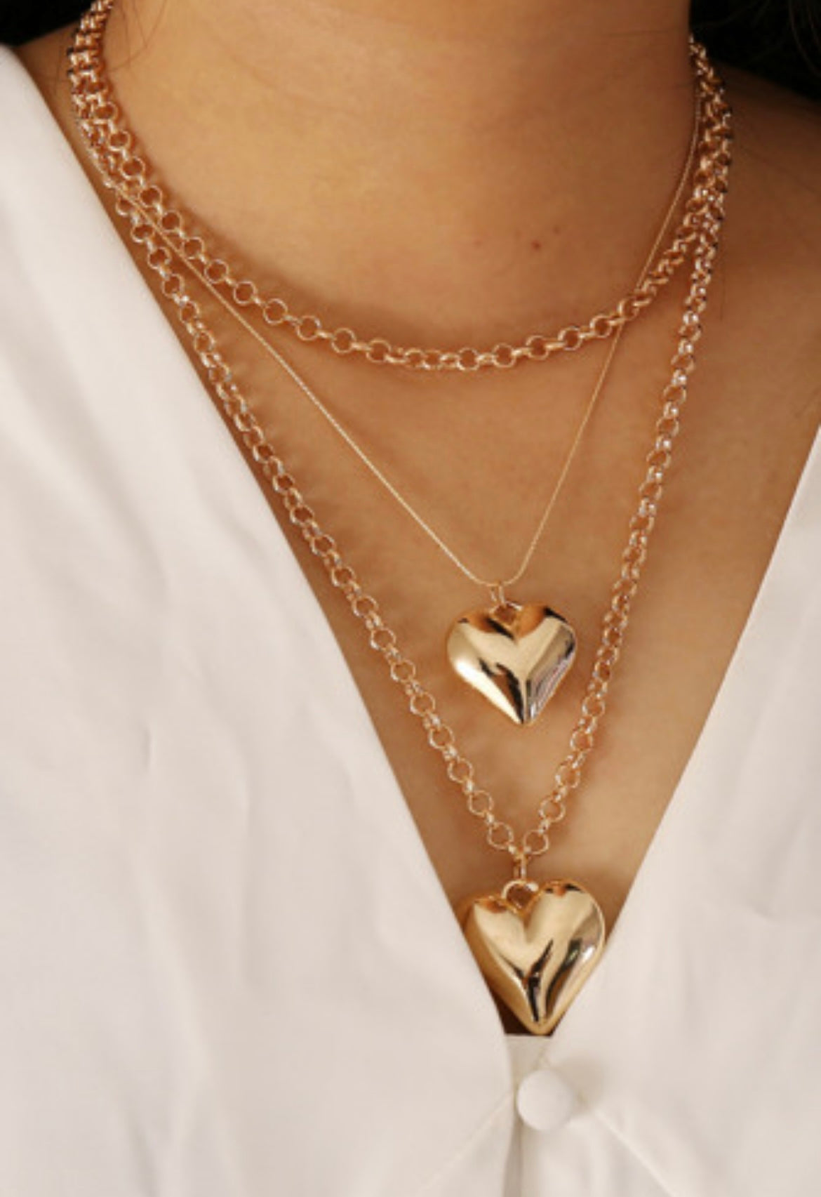 Gold Heart Necklace