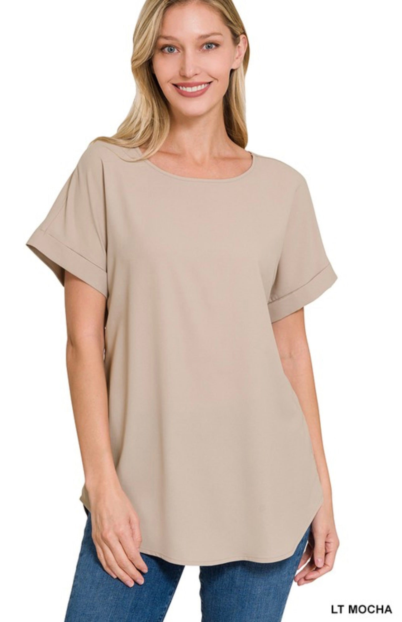 Natural Woven Top (Multi- Colors)