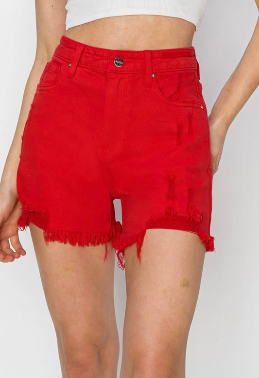 Red Risen Shorts