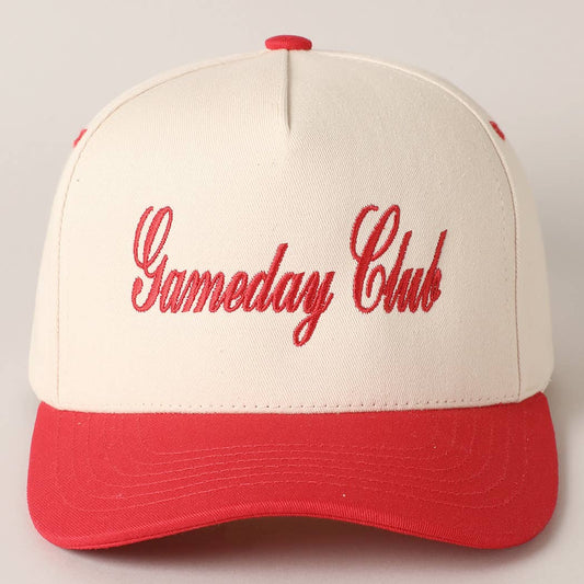 Gameday Club Embroidery Two Tone Baseball Cap