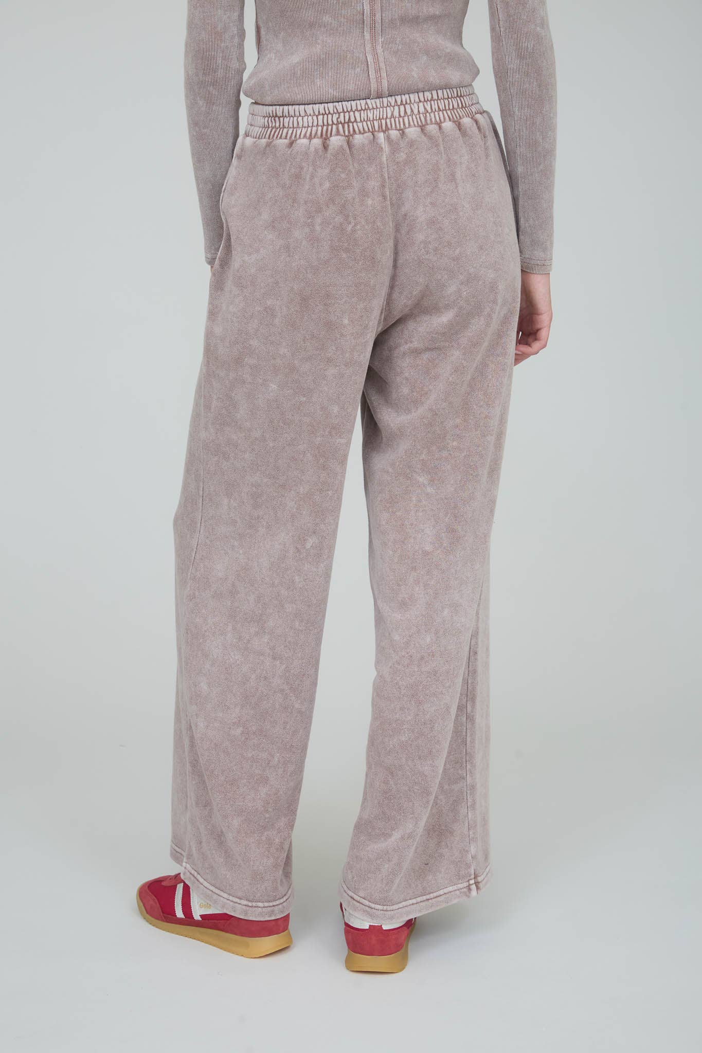 WASHED WIDE LEG DRAWSTRING LOUNGE PANTS (multiple color options)