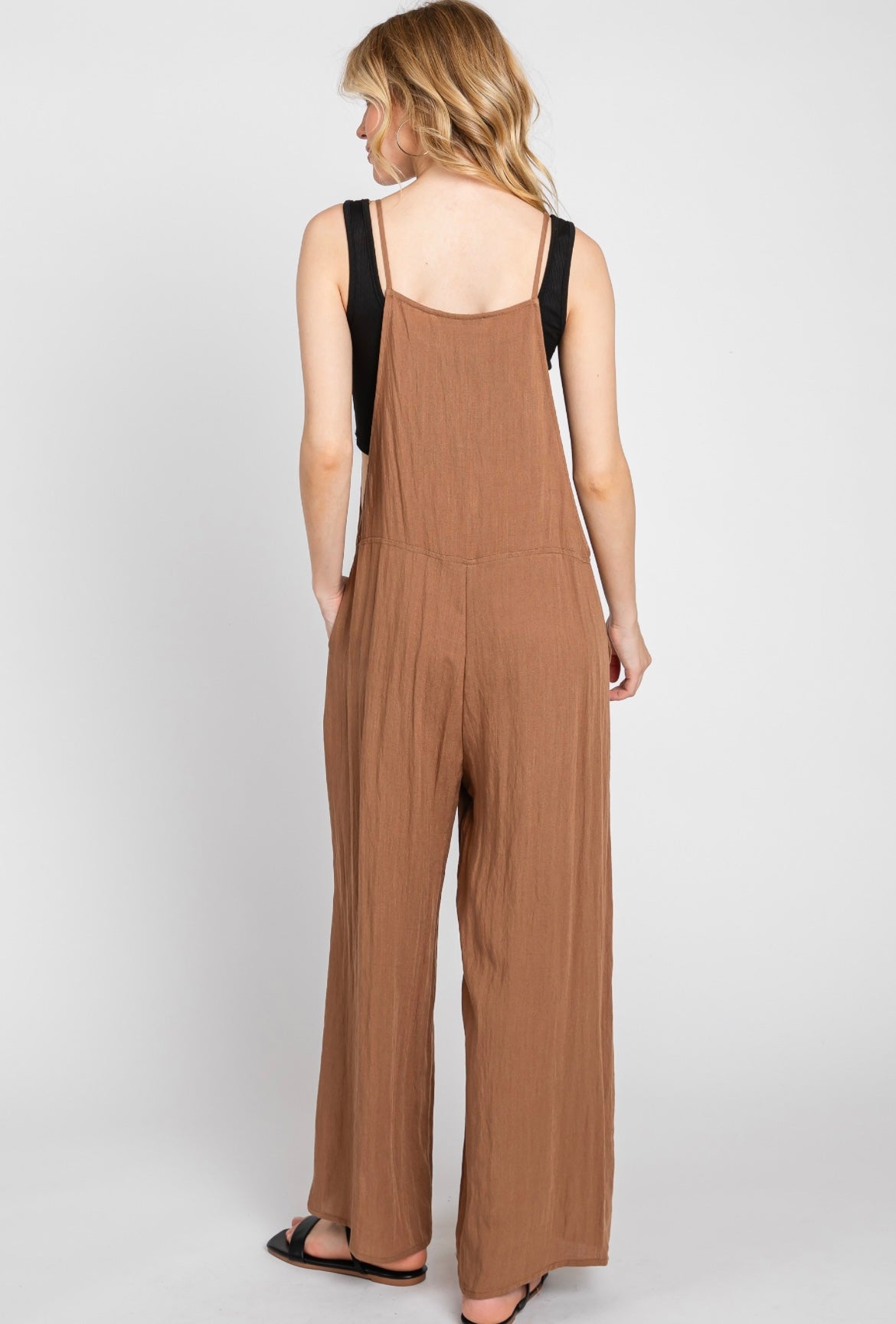 Relaxed Wide Leg Jumpsuit