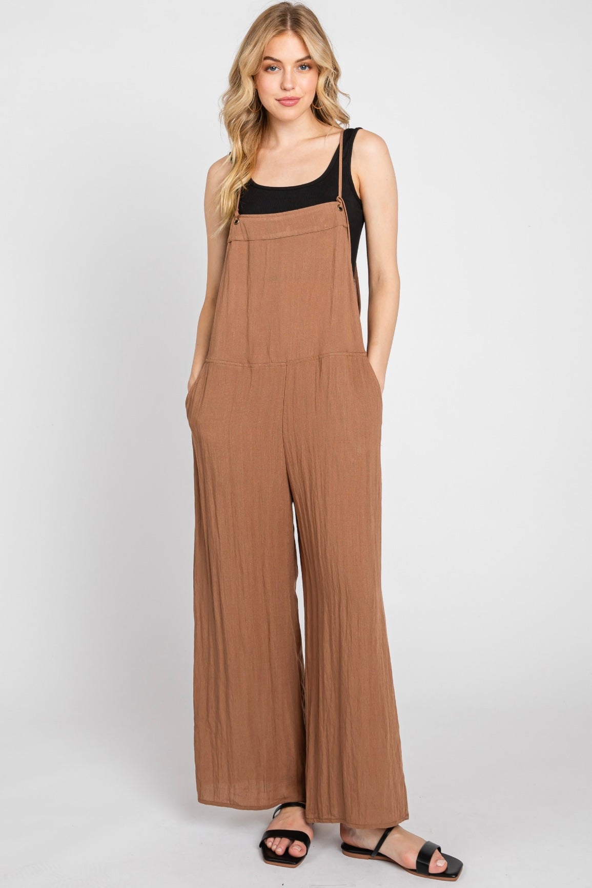 Relaxed Wide Leg Jumpsuit