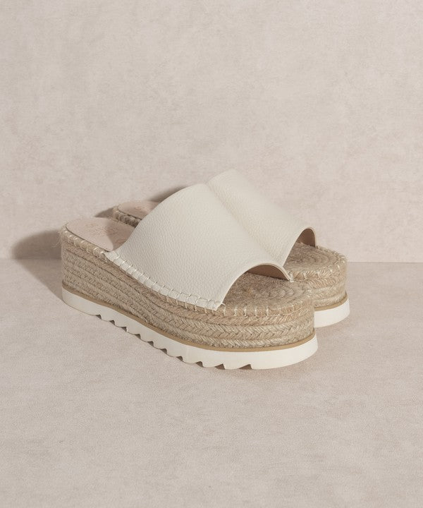 OASIS SOCIETY Ivy   Espadrille Platform Slide